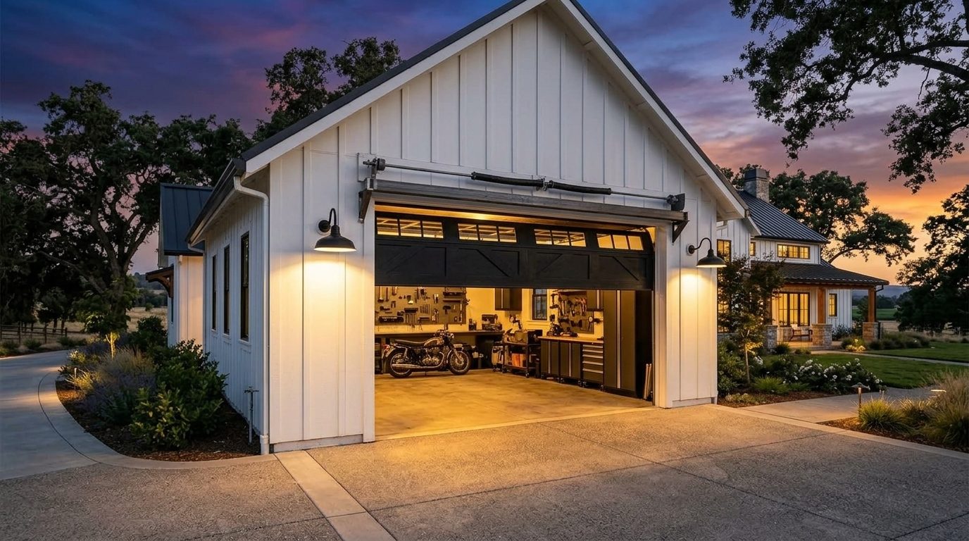 Begum Garage Door Repair Garage Door Gliding Open Revealing Warm Illuminated Interior